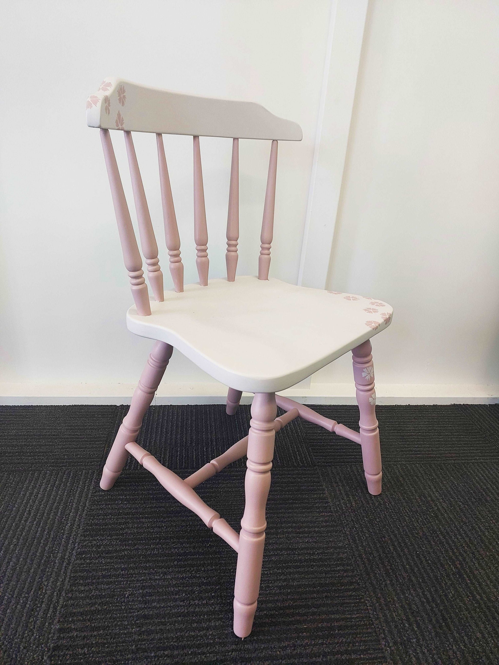 Blush Blossom Chair