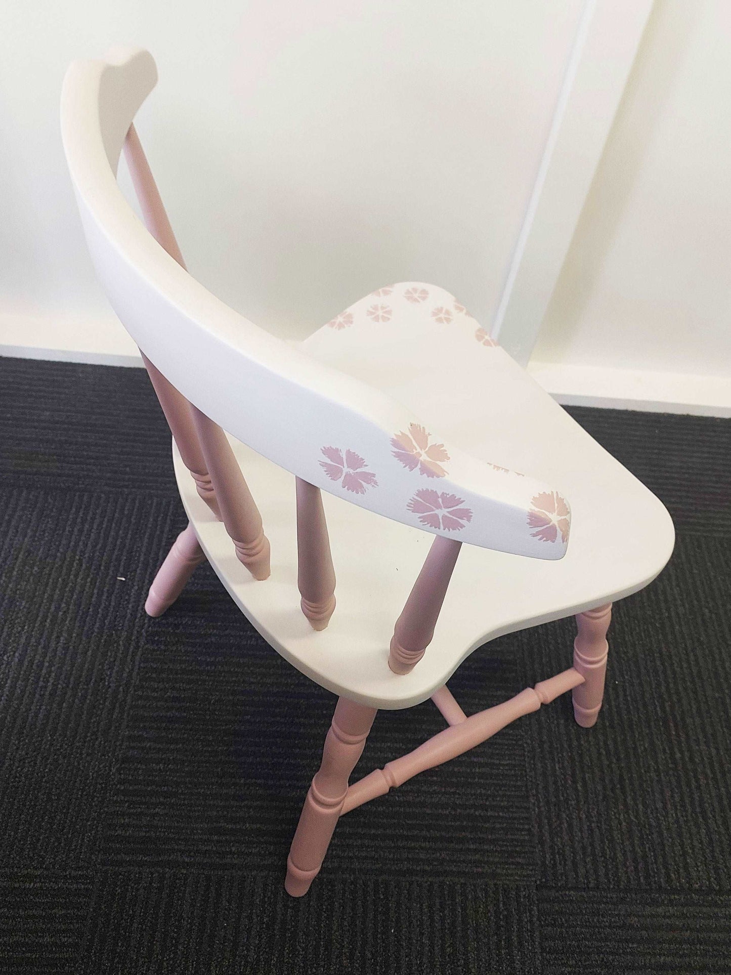 Blush Blossom Chair