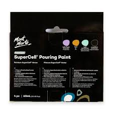 SuperCell Pouring Paint 4pc x 60ml - Night Sky