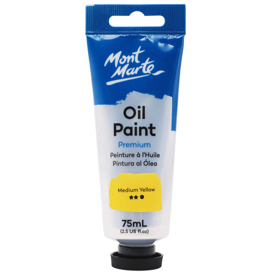 Oil Paint 75ml - Medium Yellow