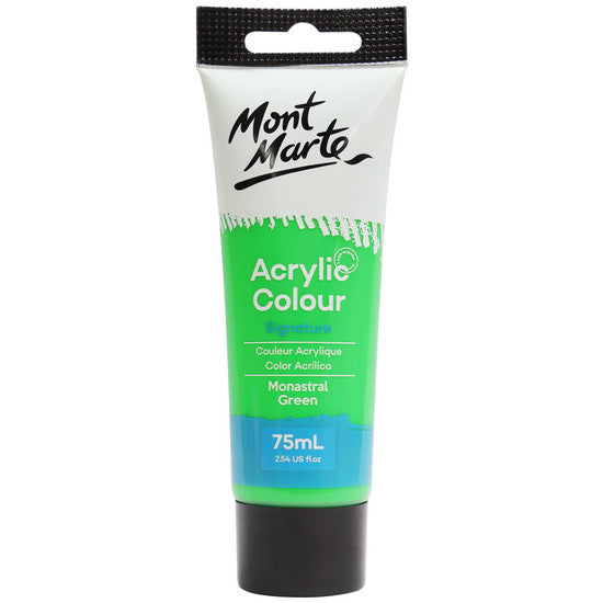 Acrylic Colour Paint 75ml - Monastral Green
