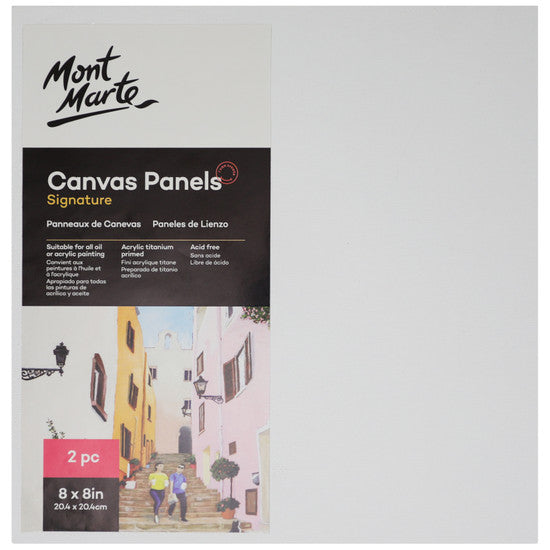 Canvas Panel - 20.4cm x 20.4cm - 2pc